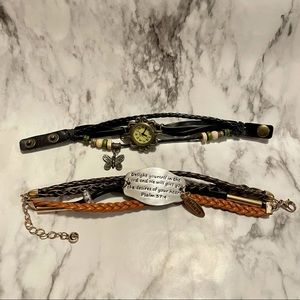 Stacked Bracelet and Watch